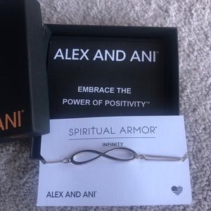 Nwot Alex and Ani silver bracelet